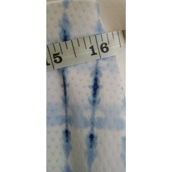 Lucky in Love Skort Women Large (12) Blue White Tier Tennis Golf Activewear Mini - Picture 4 of 6